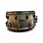 Used Orange County Drum & Percussion 14X7 maple 25 ply vented snare Black sparkle fade Drum thumbnail