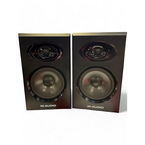 Used M-Audio BX8 Graphite pair Powered Monitor