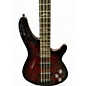 Used Schecter Guitar Research omen elite TRANS RED BURST Electric Bass Guitar