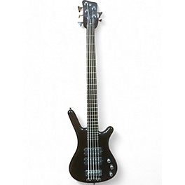 Used Warwick ROCKBASS CORVETTE Black Electric Bass Guitar