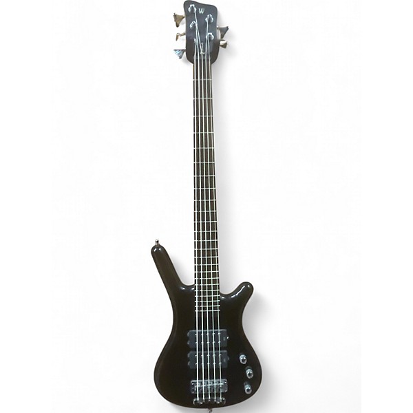 Used Warwick ROCKBASS CORVETTE Black Electric Bass Guitar