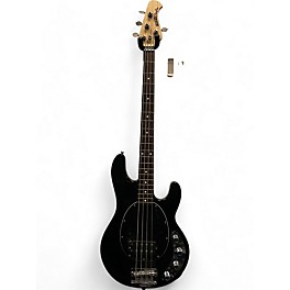 Used Ernie Ball Music Man Stingray 4 String Black Electric Bass Guitar