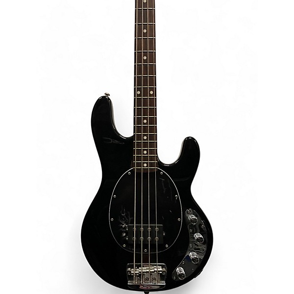 Used Ernie Ball Music Man Stingray 4 String Black Electric Bass Guitar