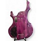 Used ESP LTD F155DX 5 String DARK SEE THROUGH PURPLE Electric Bass Guitar