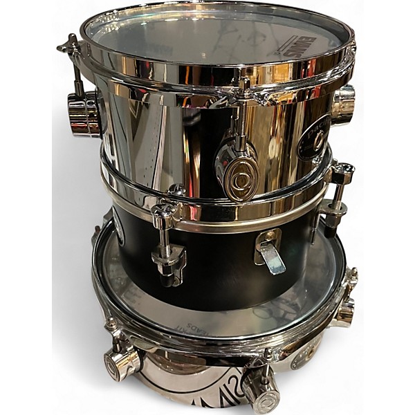 Used PDP by DW 8in TIMBALE SET (3) CHROME/BLACK Drum