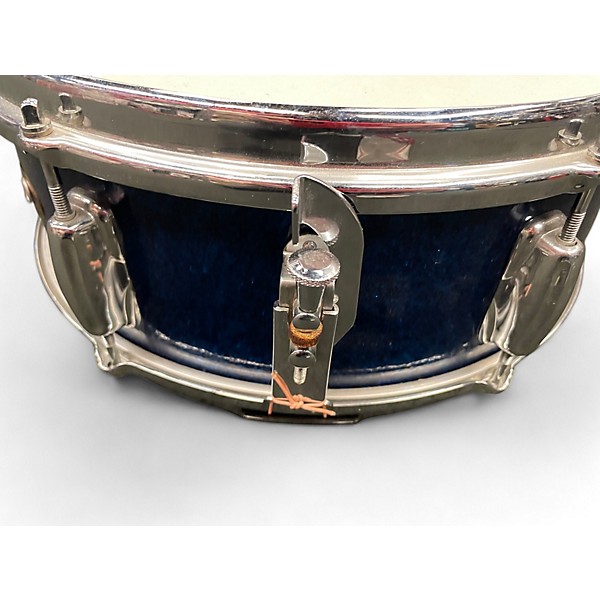 Vintage 1964 Slingerland 5in Deluxe Student Model Snare Drum Blue Drum