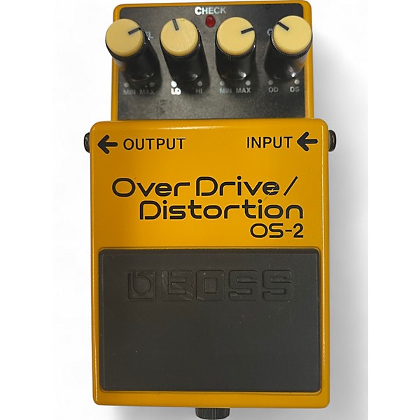 Used BOSS OS2 Overdrive Distortion Effect Pedal