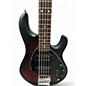 Used Sterling by Music Man Sting Ray 5 ruby red burst stain Electric Bass Guitar thumbnail