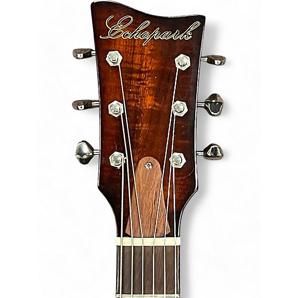 Used 2015 Echopark DOWNTOWNER CUSTOM KOA Brown Solid Body Electric Guitar