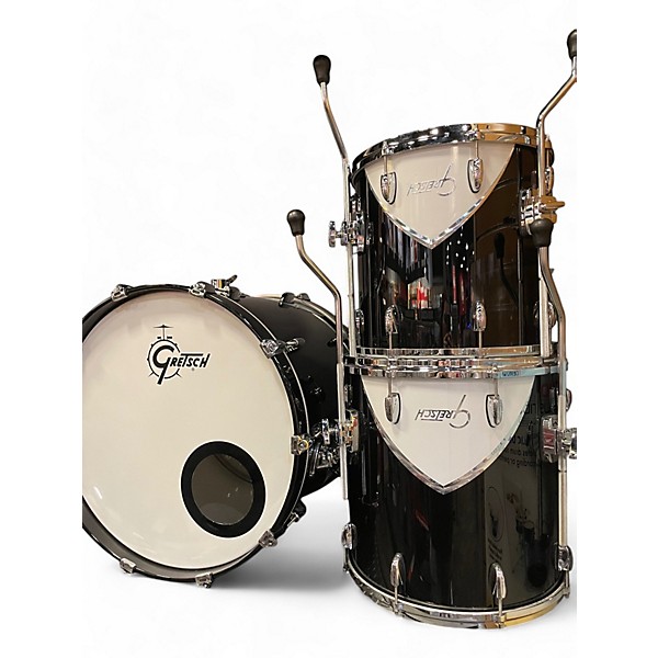 Used Gretsch Drums 5 Piece Renown 57 57 black Drum Kit