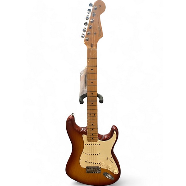 Used Fender American Standard Stratocaster 2 Tone Sunburst Solid Body Electric Guitar