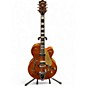 Used Gretsch Guitars G6120TGQM 56 Limited Edition Quilt Chet Atkins Roundup Orange Hollow Body Electric Guitar thumbnail