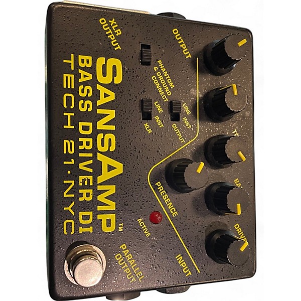 Used Tech 21 Sansamp PBDR Bass Driver DI Bass Effect Pedal