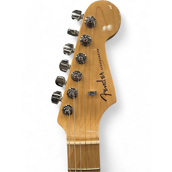 Used Fender AMERICAN SHOWCASE STRATOCASTER AQUA BURST Solid Body Electric Guitar