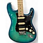 Used Fender AMERICAN SHOWCASE STRATOCASTER AQUA BURST Solid Body Electric Guitar