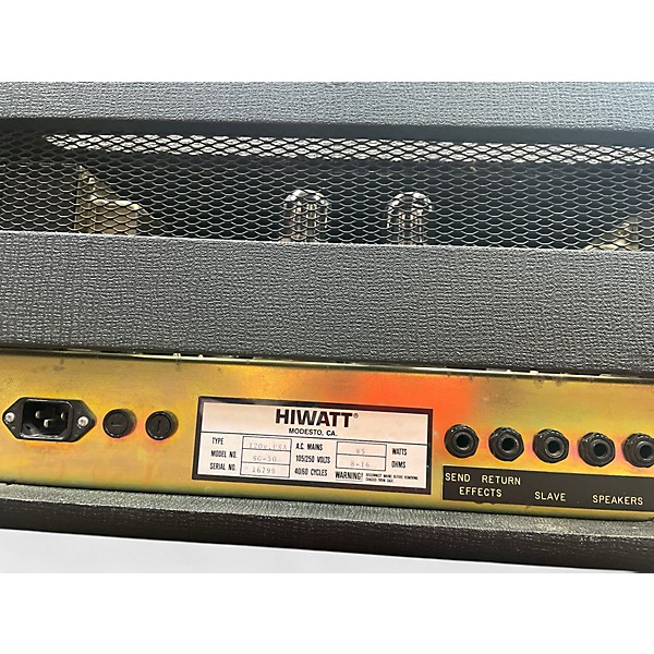 Vintage 1985 Hiwatt SG-50 Tube Guitar Amp Head