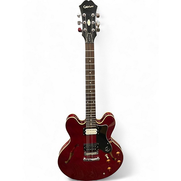 Used Epiphone Dot Cherry Hollow Body Electric Guitar