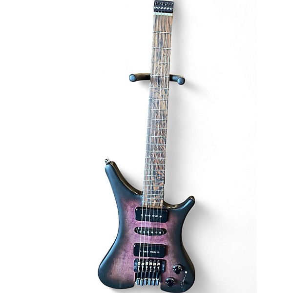 Used 2024 Anesidora J804 Purple with black burst Solid Body Electric Guitar