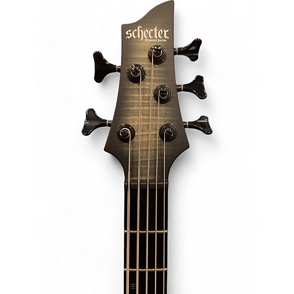 Used 2021 Schecter Guitar Research C-5 GT Satin Charcoal Burst Electric Bass Guitar