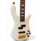 Used Spector EURO 4 Classic White Electric Bass Guitar