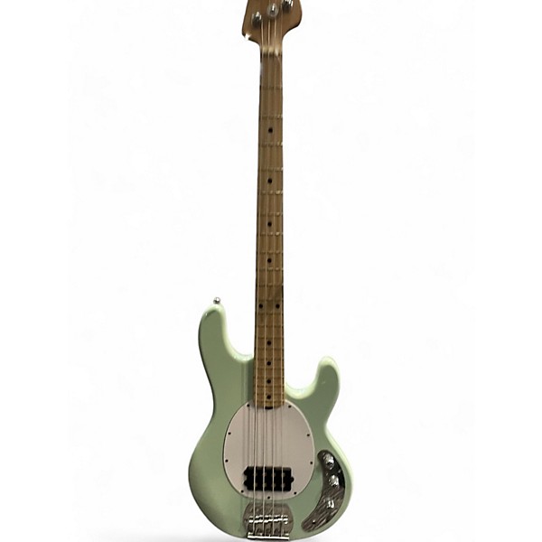 Used Sterling by Music Man Ray4 Mint Green Electric Bass Guitar