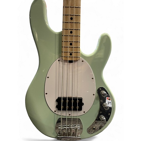 Used Sterling by Music Man Ray4 Mint Green Electric Bass Guitar