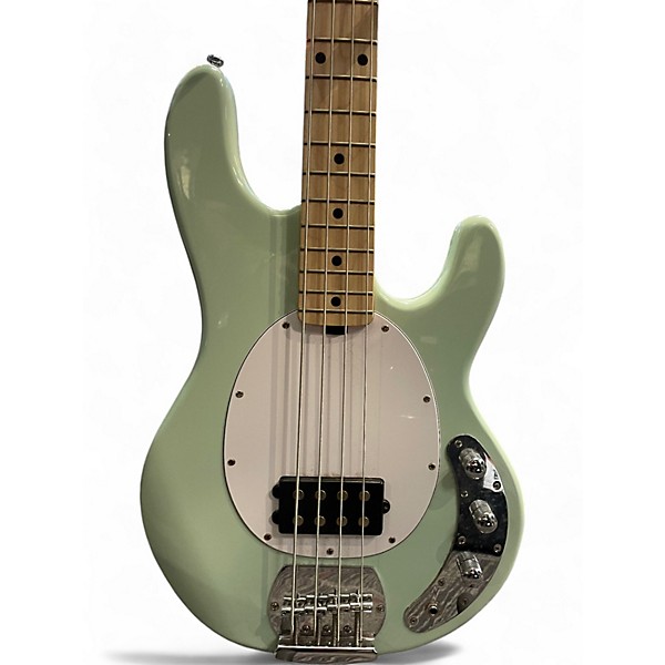 Used Sterling by Music Man Ray4 Mint Green Electric Bass Guitar