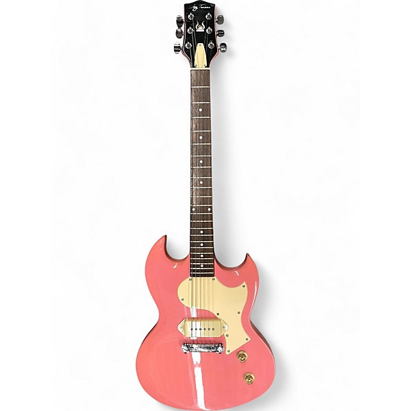 Used Jay Turser SG Junior Style Pink Solid Body Electric Guitar