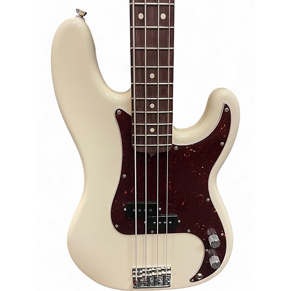 Used Fender American Professional II Precision Bass White Electric Bass Guitar