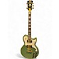 Used D'Angelico ATLANTIC DELUXE HUNTER GREEN Solid Body Electric Guitar thumbnail