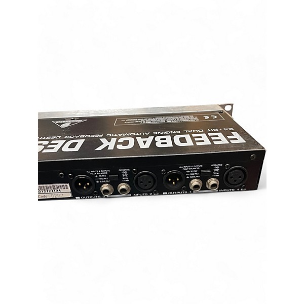 Used Behringer Feedback Destroyer Pro DSP1124P Feedback Suppressor