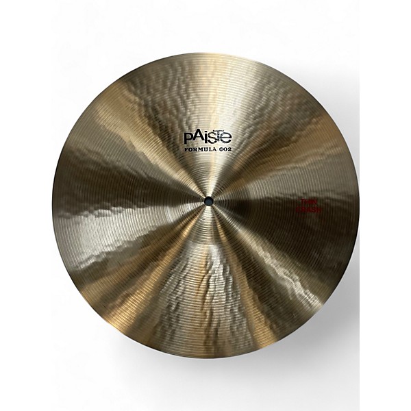 Used Paiste 18in Formula 602 Thin Crash Cymbal