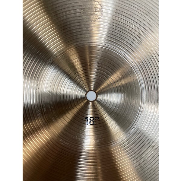 Used Paiste 18in Formula 602 Thin Crash Cymbal