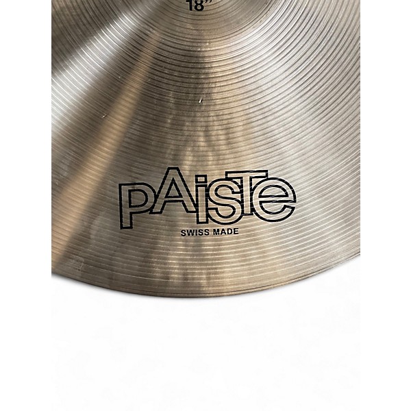 Used Paiste 18in Formula 602 Thin Crash Cymbal