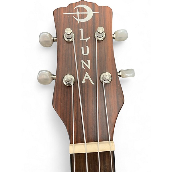 Used Luna uku tribal tenor Natural Ukulele