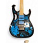 Used Ibanez JEM77P Steve Vai Signature JEM Premium Series BLUE FLORAL PATTERN Solid Body Electric Guitar thumbnail