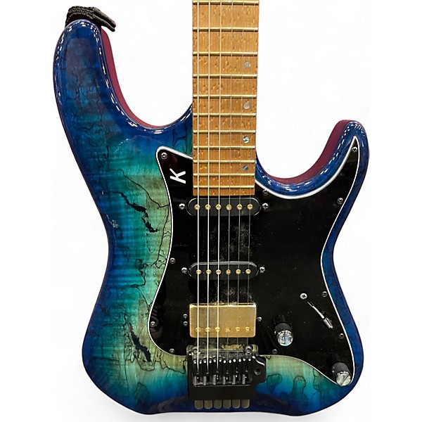 Used Kiesel Guitars DELOS TRANS AQUA BURST Solid Body Electric Guitar