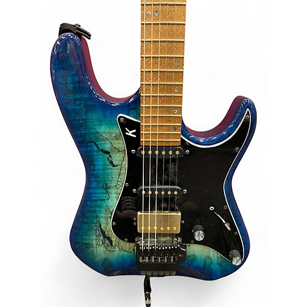 Used Kiesel Guitars DELOS TRANS AQUA BURST Solid Body Electric Guitar
