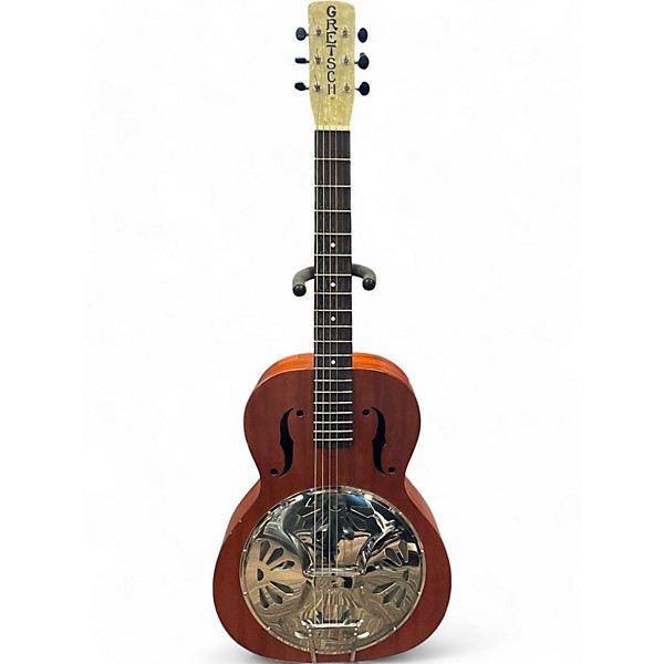 Used Gretsch Guitars G9200 Boxcar Round Neck Brown Resonator Guitar