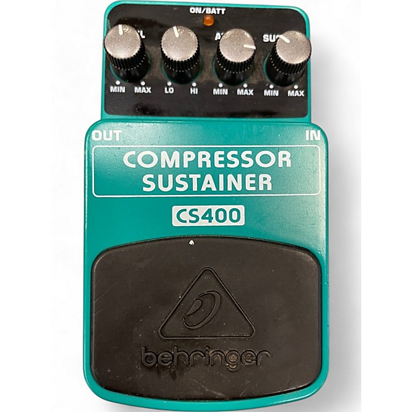 Used Behringer CS400 Compressor Sustainer Effect Pedal