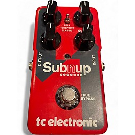 Used TC Electronic Sub N Up Octaver Effect Pedal