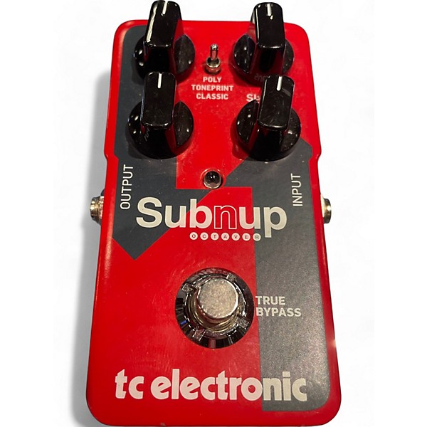 Used TC Electronic Sub N Up Octaver Effect Pedal