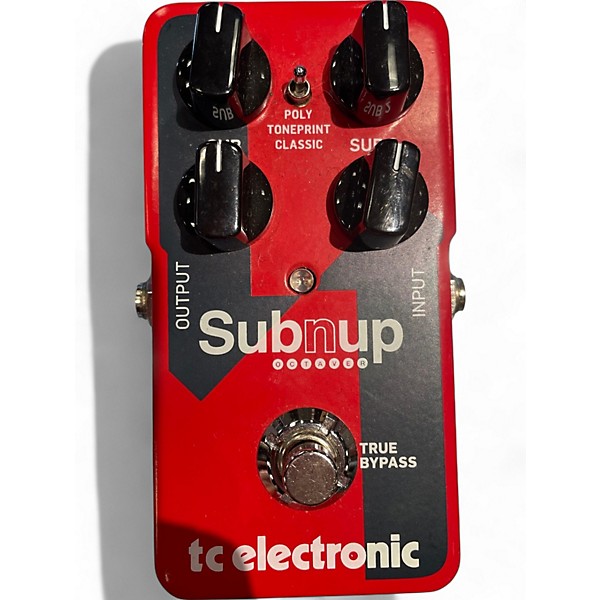 Used TC Electronic Sub N Up Octaver Effect Pedal