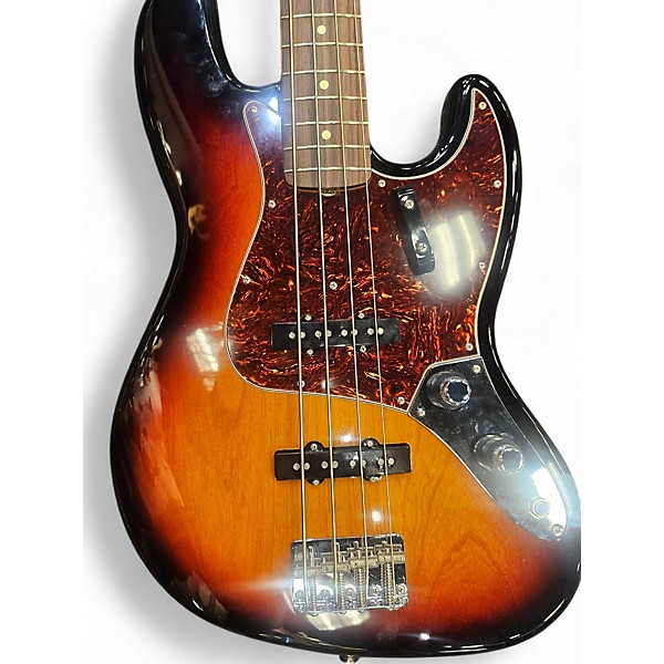 Used Fender 1962 reissue Jazz Bass 2012 3 Tone Sunburst Electric Bass Guitar