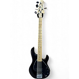 Used Sterling by Music Man STINGRAY 5 Black Electric Bass Guitar