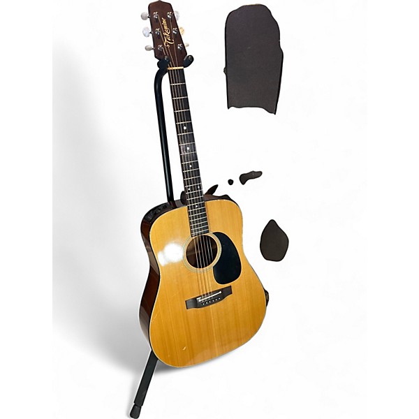 Used 1991 Takamine FP340S Natural Acoustic Electric Guitar