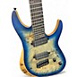 Used Schecter Guitar Research Reaper 7 spalted blue Solid Body Electric Guitar thumbnail