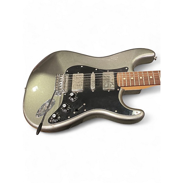 Used Fender PLAYER SERIES STRATOCASTER HSH Silver Solid Body Electric Guitar