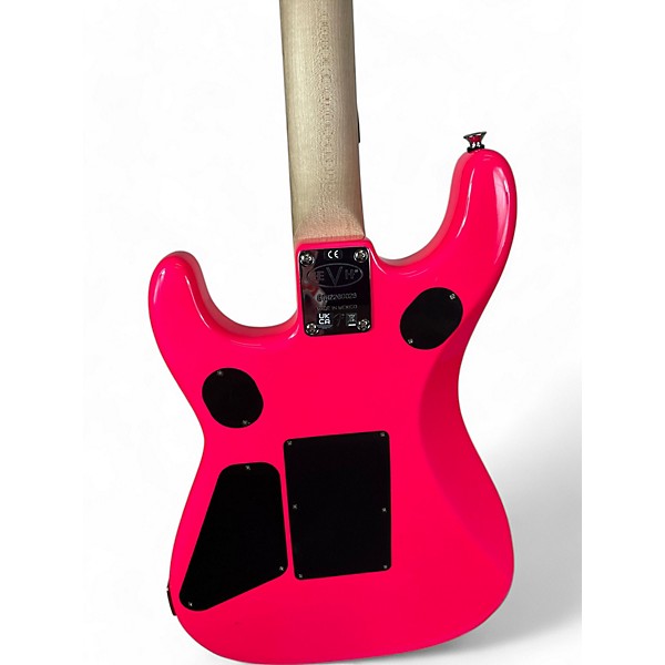 Used 2022 EVH 5150 STANDARD neon pink Solid Body Electric Guitar