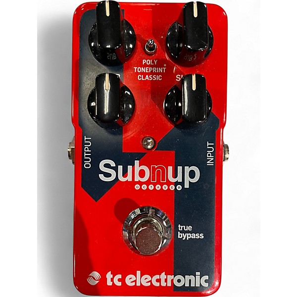 Used TC Electronic Sub N Up Octaver Effect Pedal